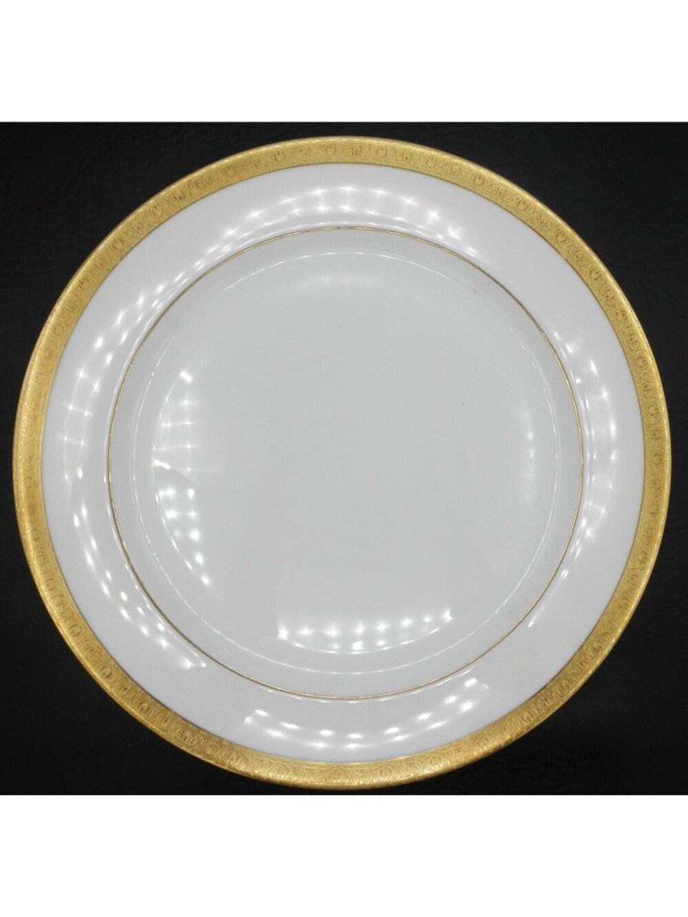 Buckingham K-159 by Minton 12.25" Chop Plate Round Platter England Excellent Con